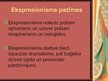 Presentations 'Ekspresionisms', 3.