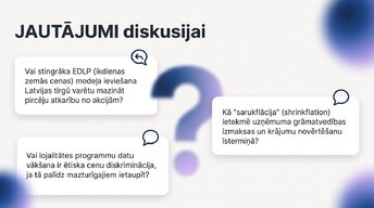 Presentations 'Lielveikalu cenošanas stratēģijas un to ietekme uz patērētāju izvēli Latvijā un ', 16.