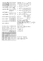 Summaries, Notes 'Тригонометрические формулы в математике', 1.