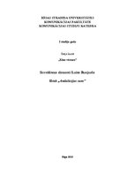Essays 'Sirreālisma elementi Luisa Bunjuela filmā "Andalūzijas suns"', 1.