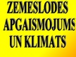 Presentations 'Zemeslodes apgaismojums un klimats', 1.