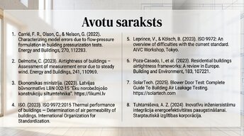 Presentations 'Ēku hermētiskums un gaisa apmaiņas kontrole', 13.