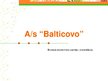 Presentations 'AS "Balticovo"', 1.
