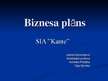 Presentations 'Biznesa plāns', 1.