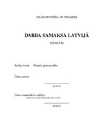 Research Papers 'Darba samaksa Latvijā', 1.