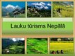 Presentations 'Lauku tūrisms Nepālā', 1.