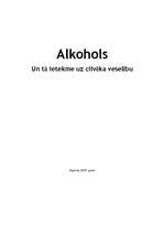 Research Papers 'Alkohols', 1.