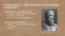 Presentations 'Antīkā komēdija', 5.
