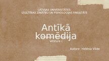 Presentations 'Antīkā komēdija', 12.