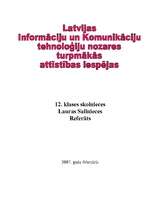 Research Papers 'Latvijas IKT attīstība', 1.