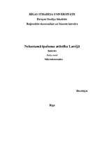 Research Papers 'Nekustamā īpašuma attīstība Latvijā', 1.