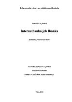 Research Papers 'Internetbanka', 1.