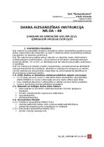 Samples 'Darba aizsardzības instrukcija darbam ar ķīmiskām vielām', 1.