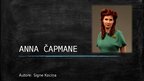 Presentations 'Spiedze Anna Čapmane', 1.