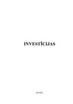 Research Papers 'Investīcijas', 1.