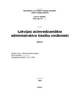 Research Papers 'Latvijas redzamākie administratīvo tiesību zinātnieki', 1.