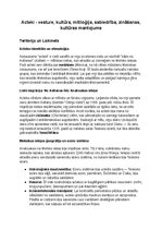 Summaries, Notes 'Acteki: vēsture, kultūra, mitoloģija, sabiedrība un kultūras mantojums', 1.