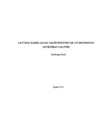 Research Papers 'Latvijas darba algas salīdzinājums ar citām Eiropas savienības valstīm', 1.