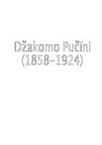 Research Papers 'Džakomo Pučīni', 1.