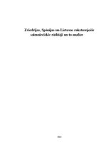 Research Papers 'Zviedrijas, Spānijas un Lietuvas raksturojošie saimnieciskie rādītāji un to anal', 1.