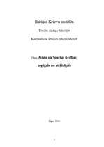 Research Papers 'Atēnu un Spartas tiesības: kopīgais un atšķirīgais', 1.