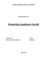 Research Papers 'Eitanāzijas jautājums Latvijā', 1.