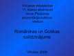 Presentations 'Romānikas un gotikas salīdzinājums', 1.