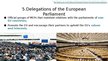 Presentations 'The European Parliament', 10.
