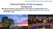 Presentations 'The European Parliament', 11.