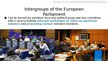 Presentations 'The European Parliament', 12.