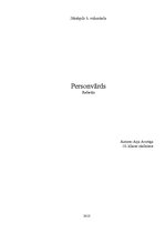 Research Papers 'Personvārds', 1.