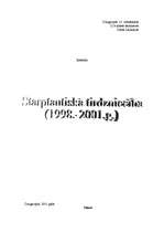Research Papers 'Starptautiskā tirdzniecība no 1998. līdz 2001.gadam', 1.
