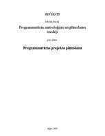 Research Papers 'Programmatūras projektu plānošana', 1.