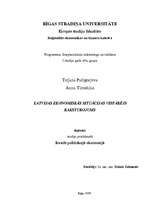 Research Papers 'Latvijas ekonomiskās situācijas vispārējs raksturojums', 1.