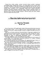 Research Papers 'Baroka laikmets mūzikā, komponisti', 2.