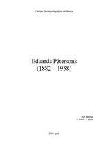 Research Papers 'Eduards Pētersons', 1.