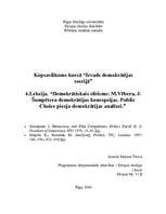 Summaries, Notes 'Demokrātiskais elitisms: M.Vēbera, J. Šumpētera demokrātijas koncepcijas', 1.