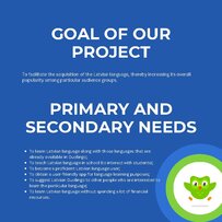 Presentations 'Latvian Duolingo', 5.