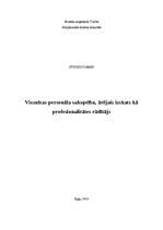 Research Papers 'Viesnīcas personāla sakoptība, ārējais izskats kā profesionalitātes rādītājs', 1.