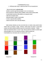 Research Papers 'Pamatskolas skolēnu krāsu uztveres īpatnības', 21.