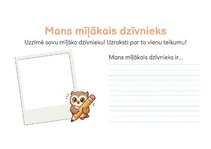 Presentations 'Rakstīsim glīti - darba lapa latviešu valodā', 9.