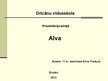 Presentations 'Alva', 1.