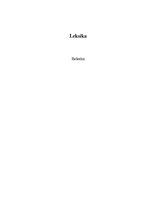 Essays 'Leksika', 1.