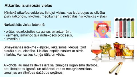 Presentations 'Ķīmisko vides faktoru ietekme uz veselību', 8.