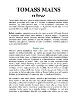 Essays 'Romāna "Baltais virsaitis" analīze', 1.