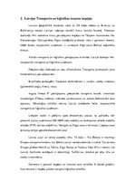 Research Papers 'Latvijas Transporta un loģistikas nozare', 9.
