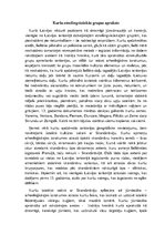 Summaries, Notes 'Kuršu etnolingvistiskās grupas apraksts', 1.