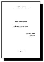 Research Papers 'Latvijas Republikas finanšu sitēma', 1.