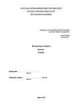 Research Papers 'Romantisma estētika', 1.