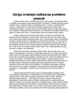 Essays 'Derīgo izrakteņu izsīkšanas problēma pasaulē', 1.